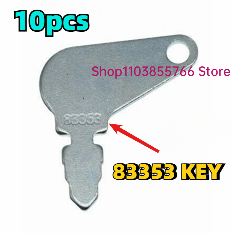 Heavy Equipment Kubota - 10PCS 83353 Keys For Kubota Construction