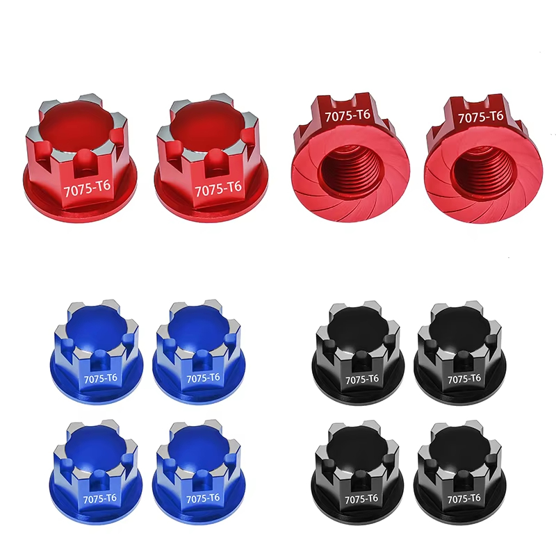 Heavy Equipment Vehicles - 4PCS 17mm Heavy-Duty Metal Wheel Nuts