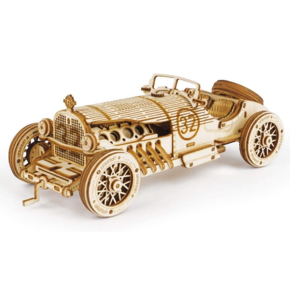 Heavy Equipment Vehicles - Robotime Classic Car 3D Wooden Puzzle