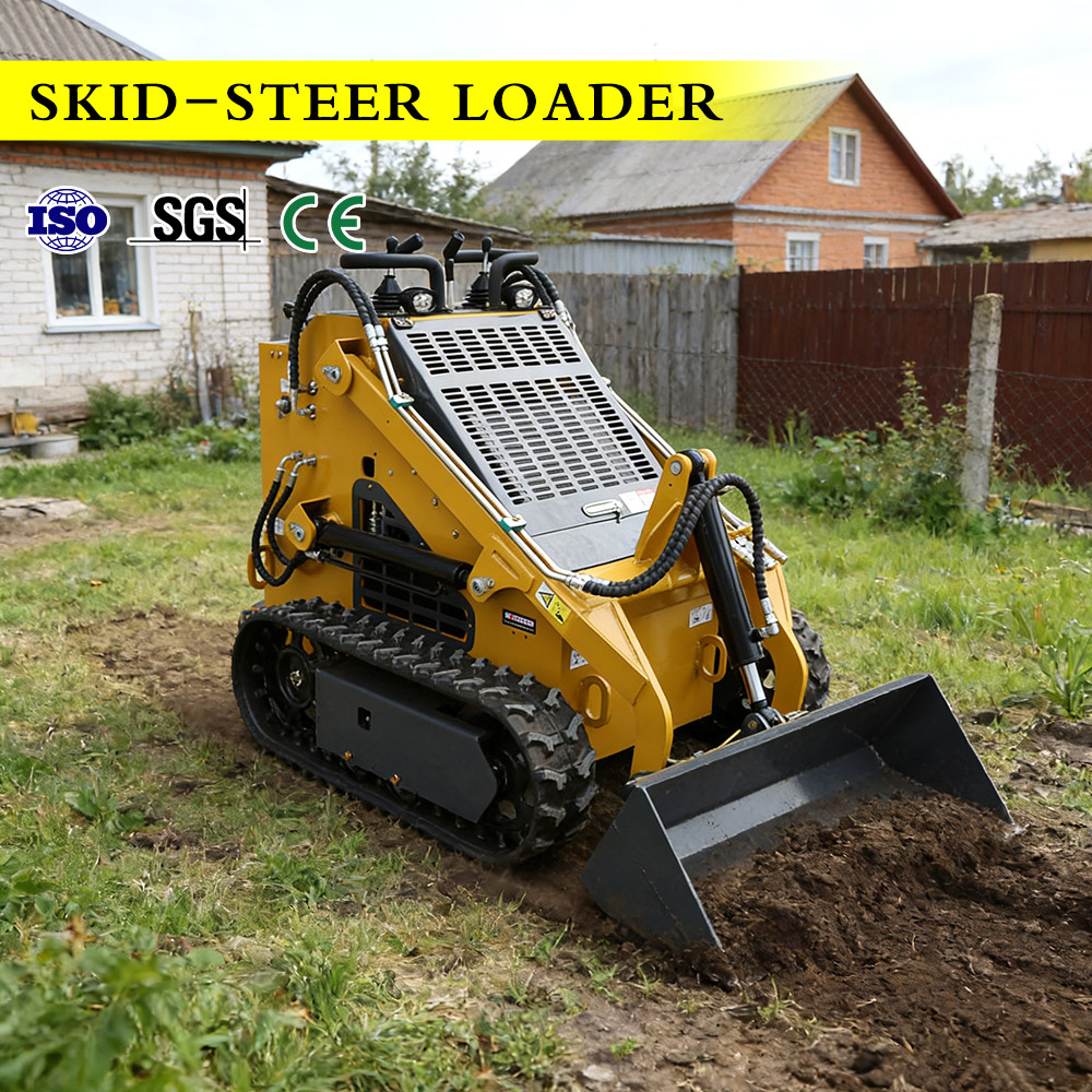 Heavy Equipment Brands - Heavy Skid Steer With Attachment Compact