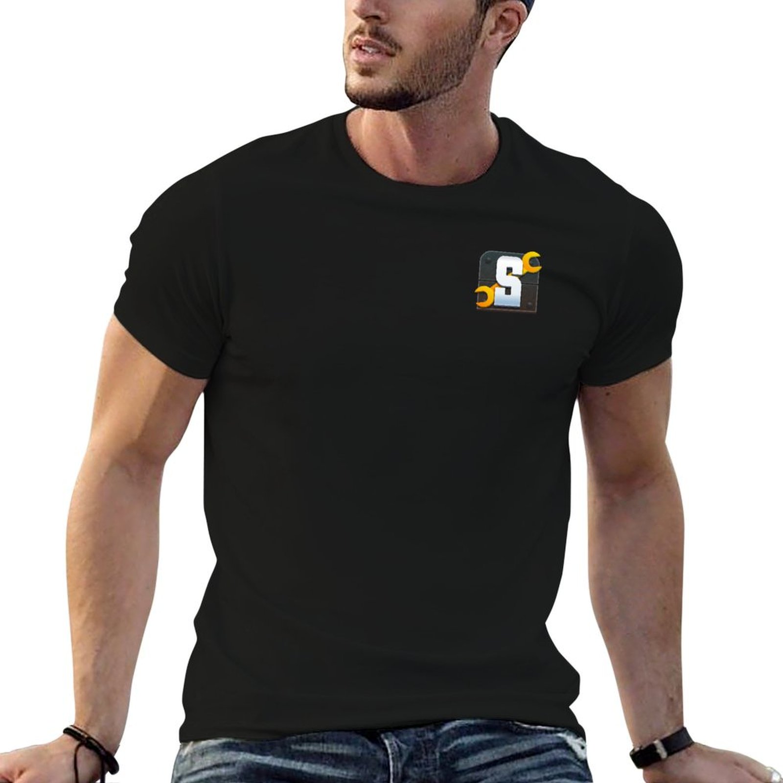 Heavy Equipment Brands - Satisfactory Equip Tools T-Shirt man t