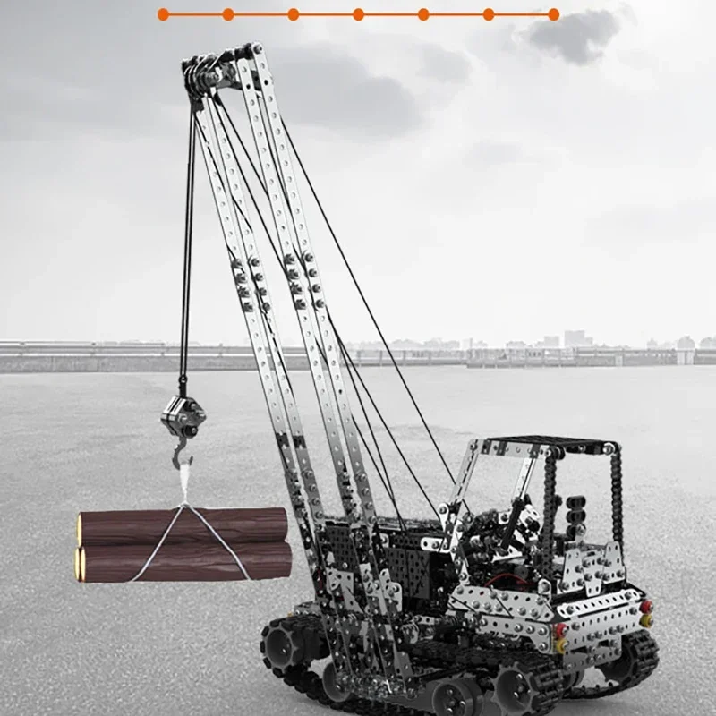 DIY Metal RC Crane Electric Ho - đánh giá và giá Heavy Equipment Vehicles