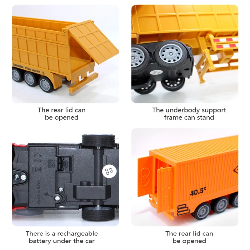 1/48 RC Container Truck Toy Ki - đánh giá và giá Heavy Equipment Vehicles
