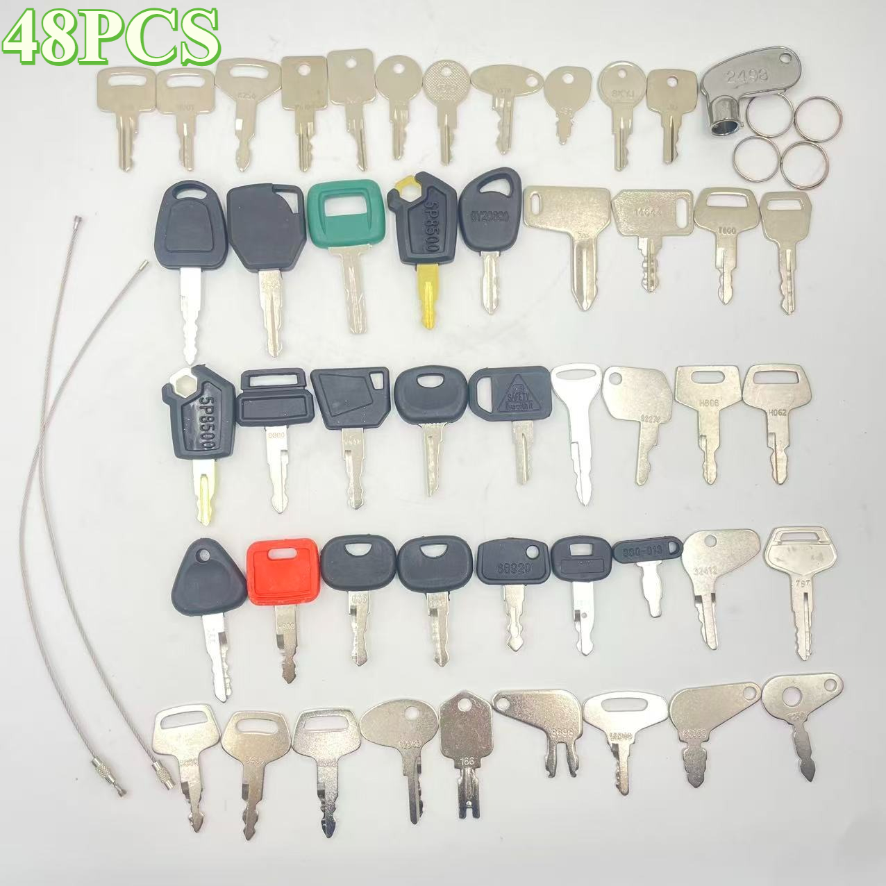 48PCS Heavy Equipment Keys Set - đánh giá và giá Heavy Equipment Kubota