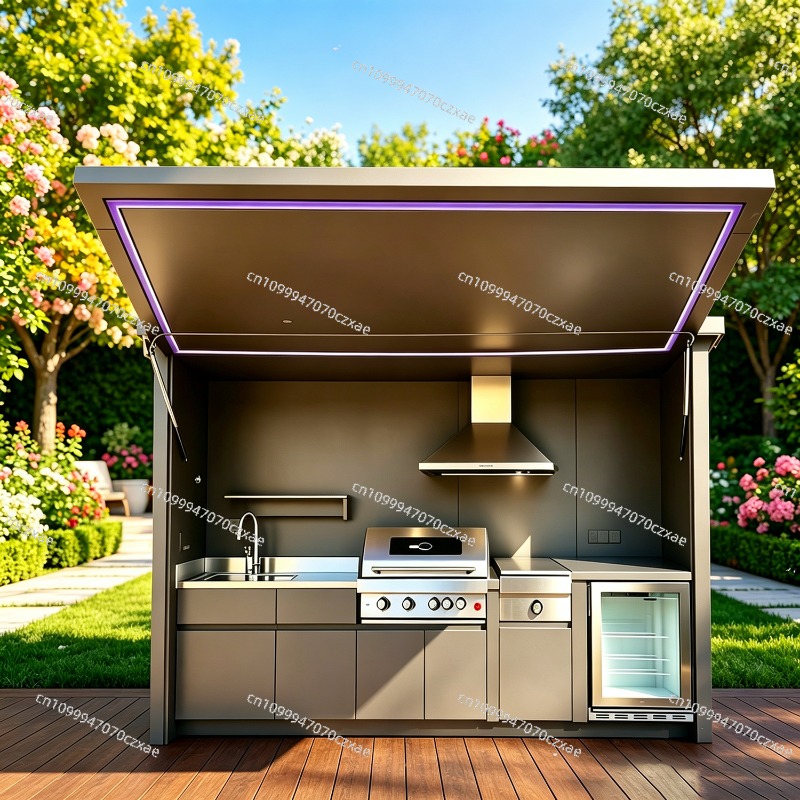 All-Weather Outdoor Kitchen Un - đánh giá và giá Heavy Equipment Kitchen