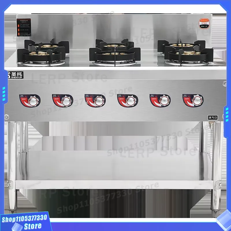 Commercial 6 Burner Gas Stove  - đánh giá và giá Heavy Equipment Kitchen