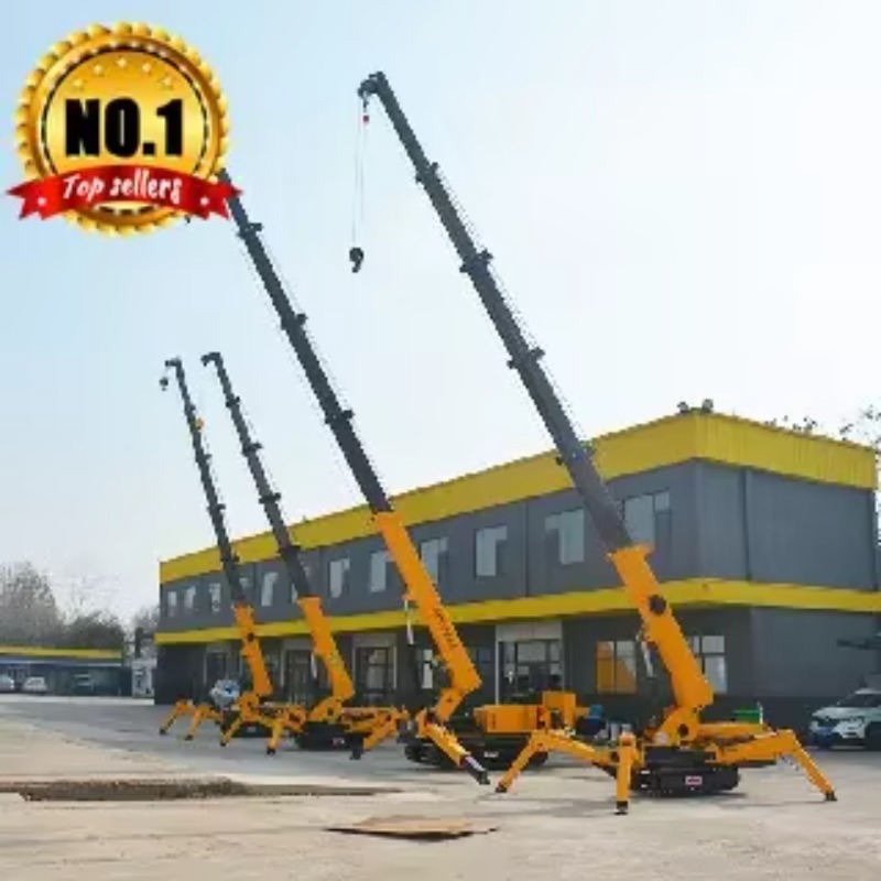 8T Hydraulic Spider Crane Heav - đánh giá và giá Heavy Equipment Construction